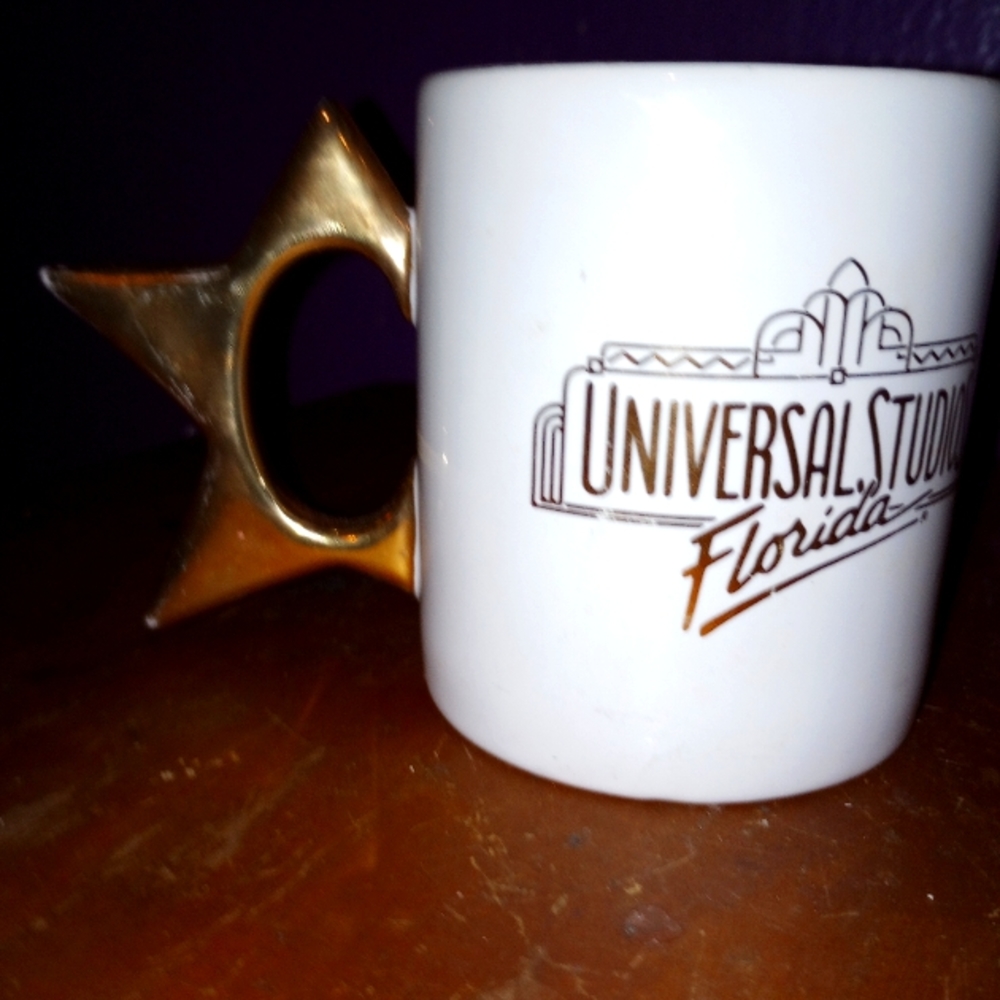 Universal Florida Five star handle coffee cup